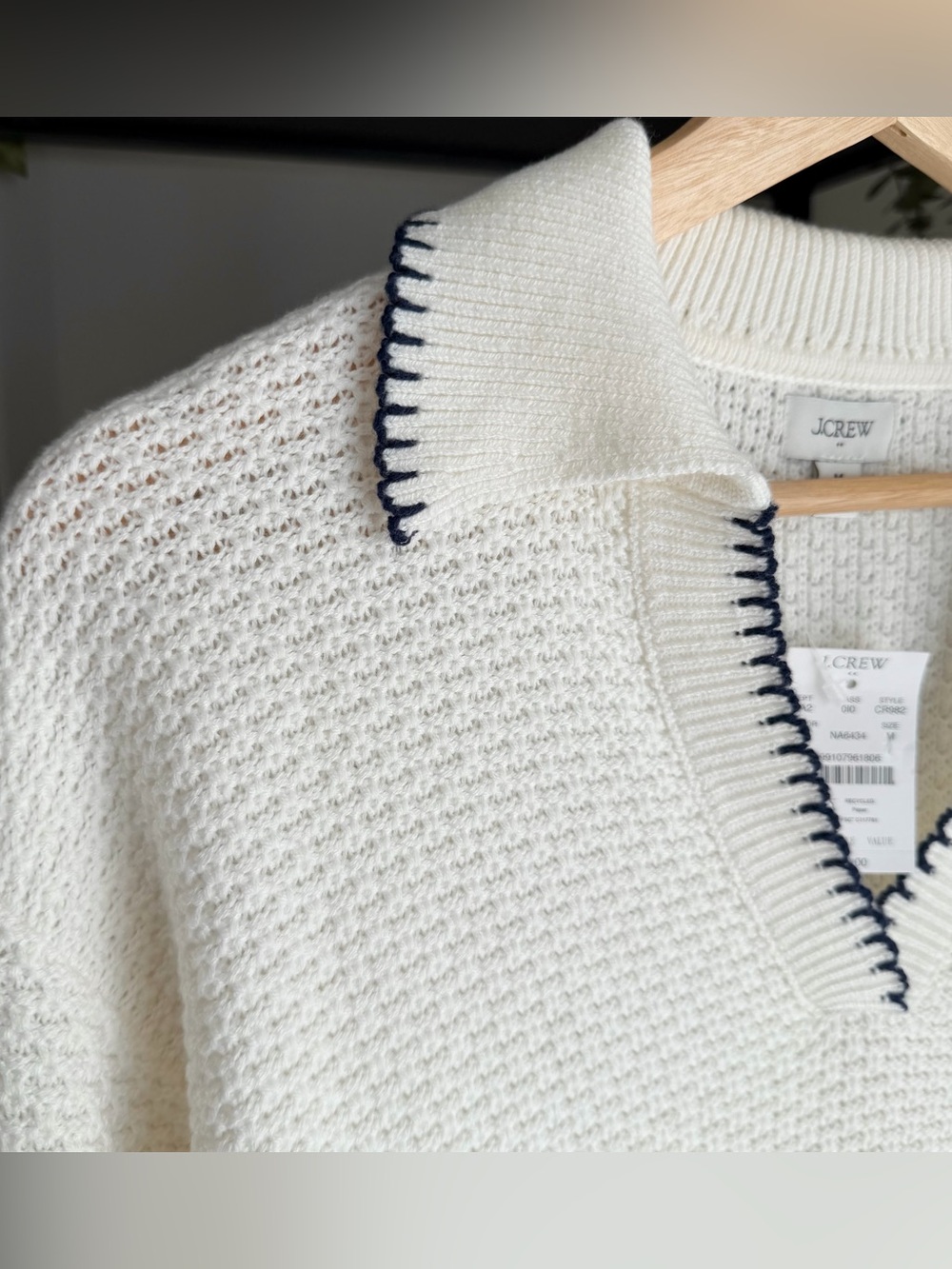 NWT J. Crew Knit Polo Sweater - Picture 2 of 7